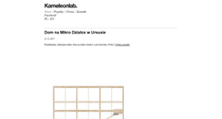Desktop Screenshot of kameleonlab.com